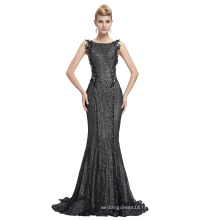 Starzz 2016 Sans manches Noir Shining Sequins Backless Robe de bal Robe de soirée formelle ST000072-1